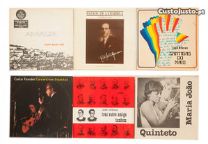 Colecção de Discos em Vinil de Música Ligeira Portuguesa e Estrangeira