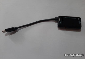Conversor USB-C para HDMI tablet e smartphone