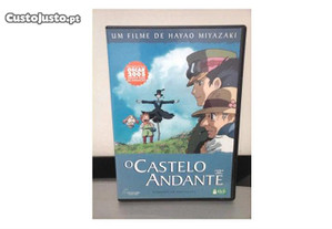 DVD O Castelo Andante de Hayao Miyazaki Filme de animação