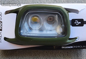 Lanterna Cabeça Decathlon Forclaz Trek 100 USB NOVA