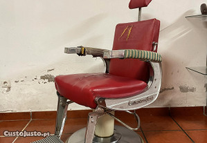 Cadeira de barbearia vintage