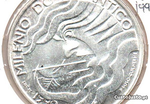 1000 Escudos 1999 Milénio do Atlântico - soberba prata