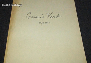 Livro Cesário Verde 1855-1886 Catalogo exposição