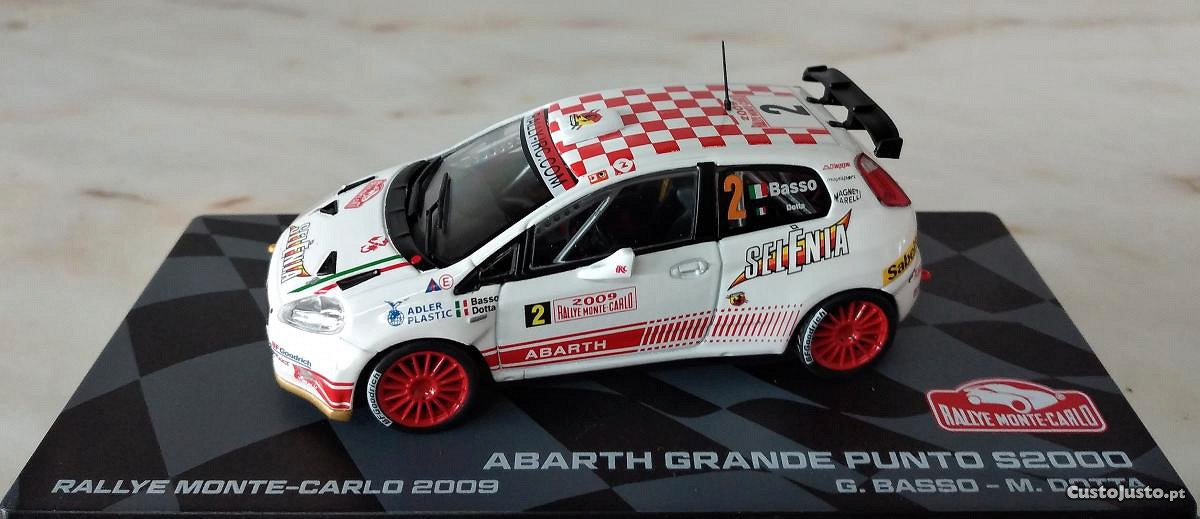 Miniatura 1:43 ABARTH Grande PUNTO S2000 Monte Carlo (2009)
