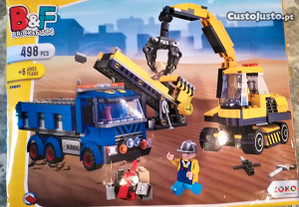 Blocos de construção Brick & Fun ( Tipo Lego ) 498 pcs