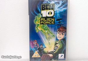 Ten 10 Alien Force sem jogo apenas caixa e manual PSP