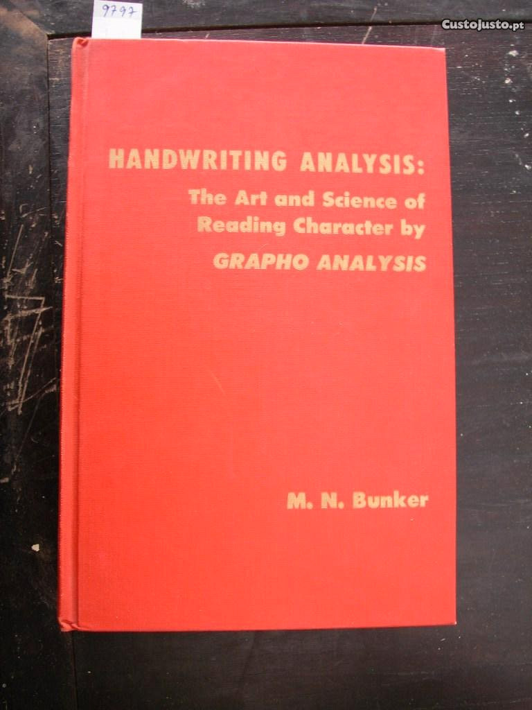 Handwriting Analyses. Nelsson-Hall C. Publishers.