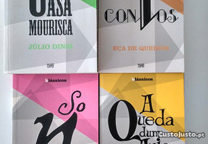 4 Livros de bolso - clássicos portugueses (10EUR - preço do conjunto)