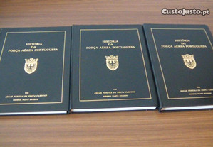História da Força Aérea Portuguesa - 3 vols, (completo). por Edgar Pereira da Costa Cardoso RARO