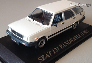 Miniatura 1:43 SEAT 131 PANORAMA (1981) Colecção Queridos Carros Anos 80 / 90 | Matricula Portuguesa