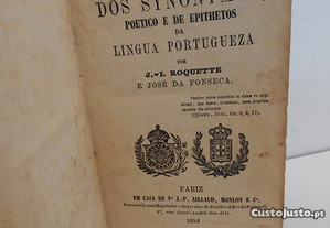 Diccionario dos Synonymos da Lingua Portugueza - 1854