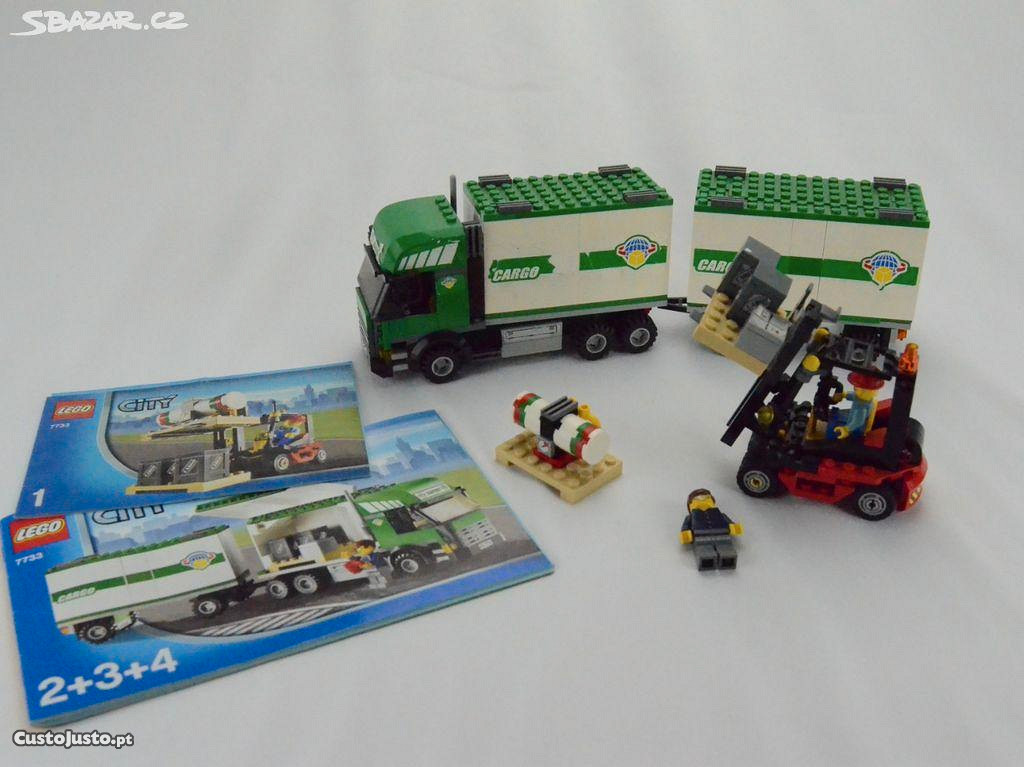 Lego set - 7733 - Truck & Forklift - 2008