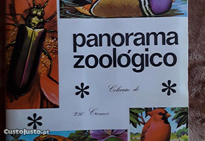 Caderneta panorama zoológico