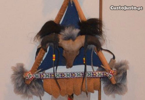 Peça decorativa de pendurar-Índios NorteAmericanos