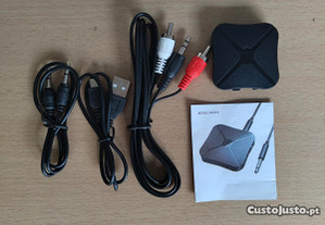 Transmissor Receptor de Áudio Bluetooth com RCA