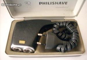 Máquina vintage de barbear Philips - Philishave - HP1123 (2 cabeças)