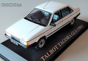 Miniatura 1:43 TALBOT TAGORA GLS (1981) Colecção Queridos Carros Anos 80 / 90 | Matricula Portuguesa