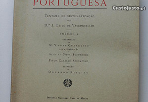 Etnografia Portuguesa Volume V