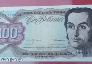 Nota de 100 Bolívares da Venezuela