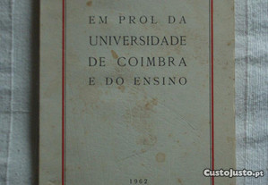 Em prol da Universidade de Coimbra e do ensino