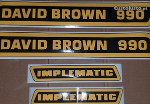 Kit autocolantes david brown 990