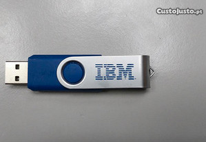 Pen 2GB IBM azul com caixa (nunca usada)