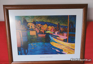 Quadro Print Wassily Kandinsky 'Autumn landscape with boats'