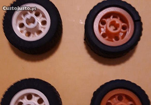 Lego lote de peças rodas