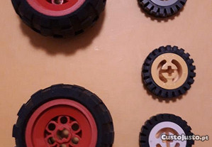 Lego lote de peças rodas