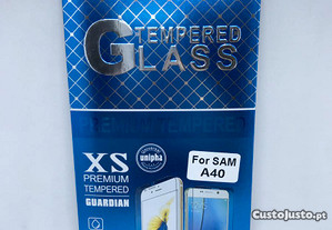 Película de vidro temperado de Samsung Galaxy A40