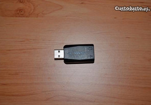 Placa de Som USB - Portes Incluídos