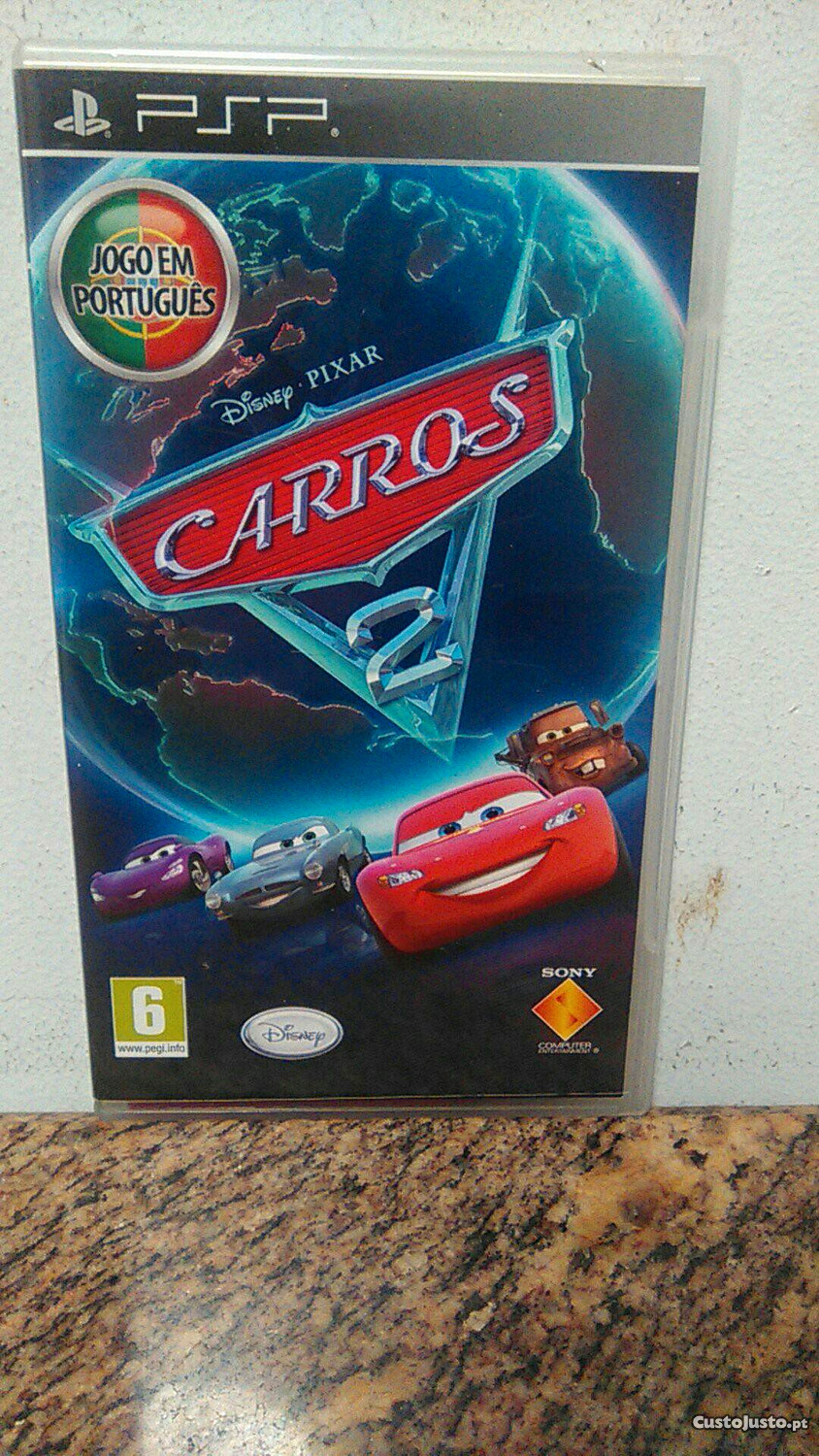 Disney Pixar Carros 2 Psp Em Português Usado