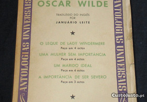 Livro Teatro de Oscar Wilde Antologias Universais