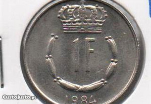 Luxemburgo - 1 Franc 1984 - soberba
