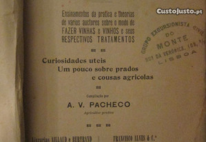 Vinhas, vinhos e prados- António Venâncio Pacheco