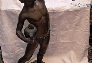 Estátua Bronze Geovanni De Martino Séc XIX