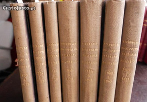 7 Vols Colecção dos Accordãos Supremo Tribunal 1833-1877. Barros Cortereal.