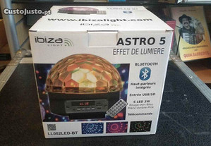 Ibiza Astro 5 Efeitos LED c/leitor USBMP3