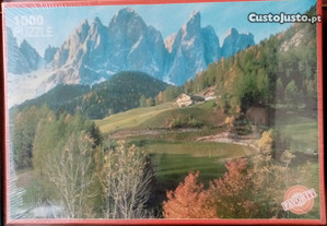 puzzle: 1000 peças, imagem dos Alpes, selado