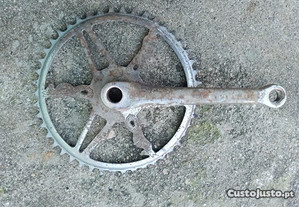 Roda pedaleira antiga inglesa rara e original ELSWICK