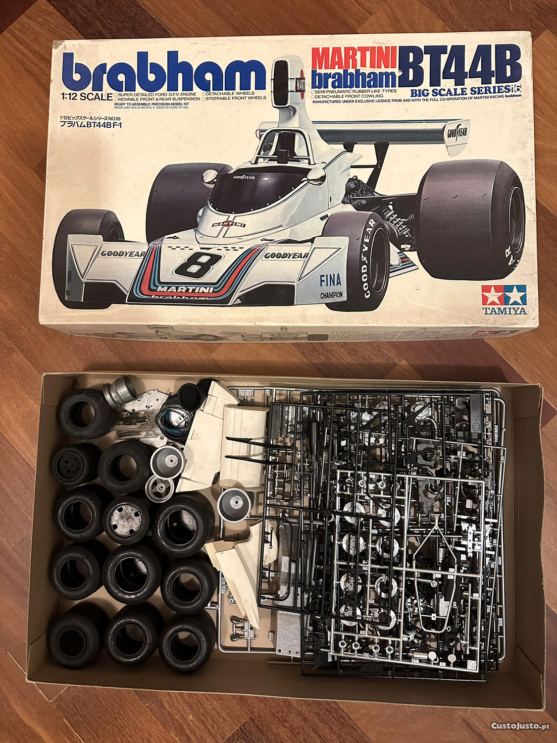 Kit Tamiya Esc 1.12 Brabham By 44b, Antiguidades e Colecções, à venda, Aveiro, 39408897