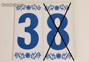 Azulejos com Números Portas