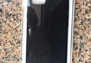 Capa pele sintética preta para iPhone 7 / iPhone 8