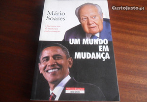 "Um Mundo em Mudança" de Mário Soares - 1ª Edição de 2009