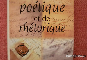 poética e retórica- Dictionnaire de poétique et de rhétorique,H. Morier