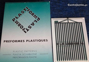 Preformadas de plastico caixa 10 unidades BL1 protese dentararia