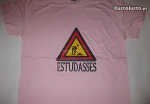 T-shirt com piada/Novo/Embalado/Rosa/Modelo 5