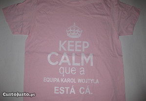 T-shirt com piada/Novo/Embalado/Rosa/Modelo 4