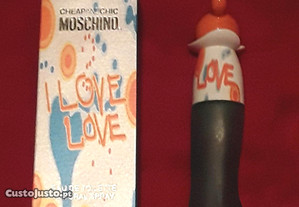Frasco perfume vazio Moschino I Love Love