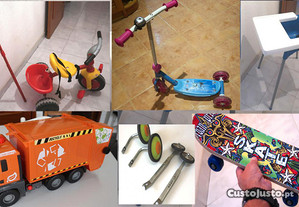 Vários brinquedos , para várias idades , a vários preços